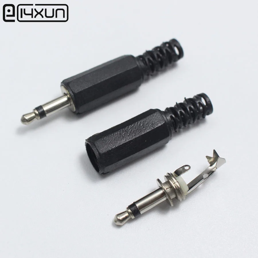 10pcs 3 5mm audio mono channel male jack plug 3 5 mm plugs for phone