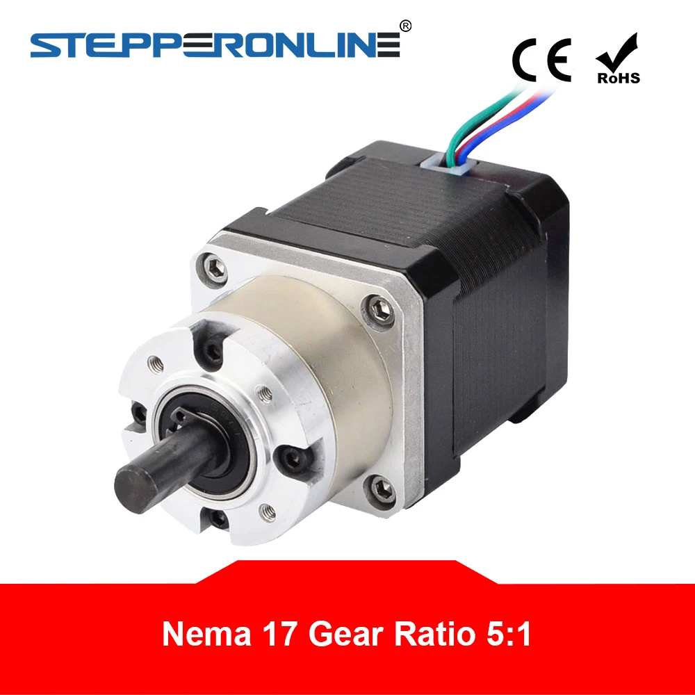 Stepperonline Nema 17 Motore Passo-Passo - 3 Pezzi 38mm 1,5A 42Ncm Per Stampanti 3D E CNC
