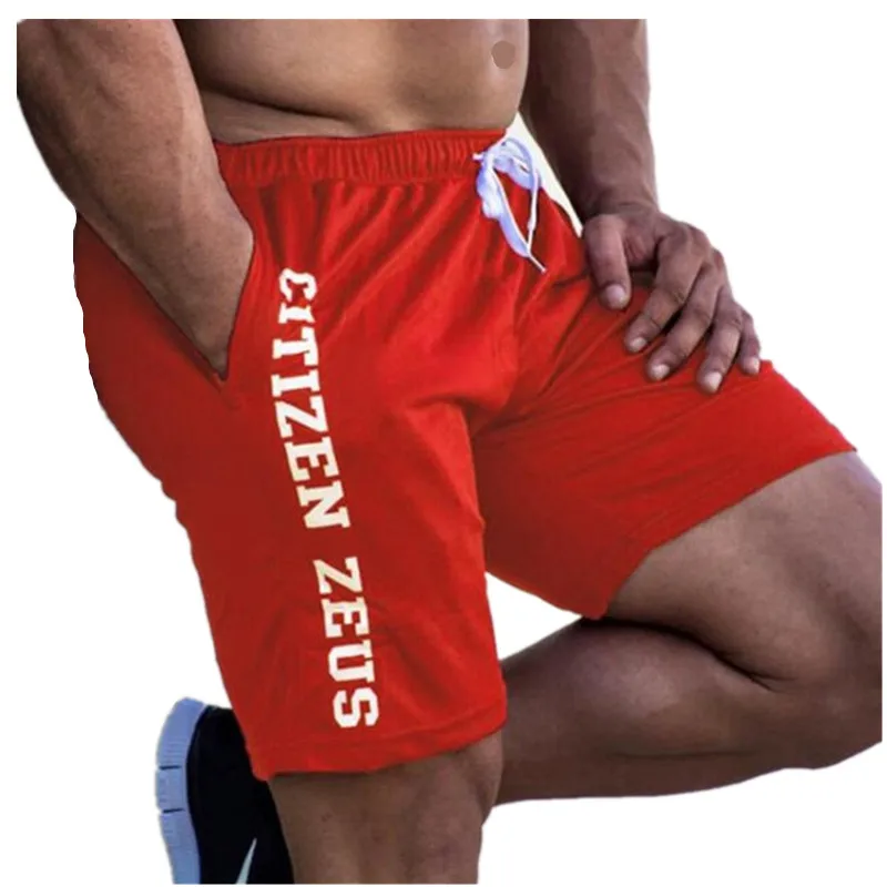 

Summer New Fitness Men Shorts Male Casual Bodybuilding Shin-Length quick-drying Breathable joggers Beach Shorts Men Sportswear