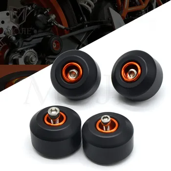 

For KTM DUKE125 DUKE200 DUKE390 DUKE 125 200 390 Motorcycle CNC Aluminum Frame Slider Falling Protectors Frame Sliders Crash Pad