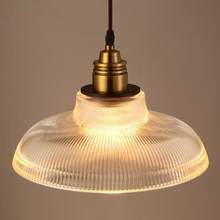 Lámparas colgantes clásicas de vidrio luminaria Loft Retro Hanglamp creativo Industrial deco maison iluminación E27 Bar restaurantes