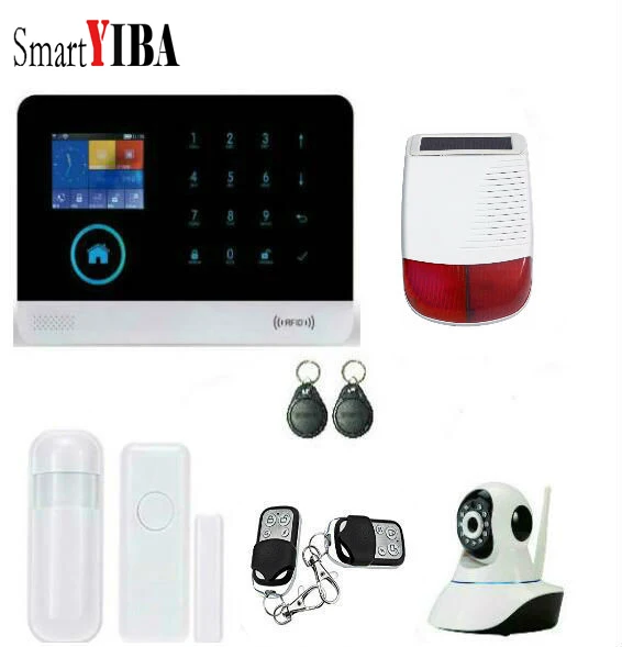 SmartYIBA Wireless WIFI Home font b Alarm b font Outdoor Siren Security Protection System For House