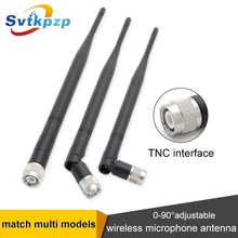 Microphone TNC Antenna Frequency 590MHz-650MH 740MHz-790MHz 790MHz-860MHz 7dBi Gain Wireless Microphone Antennas