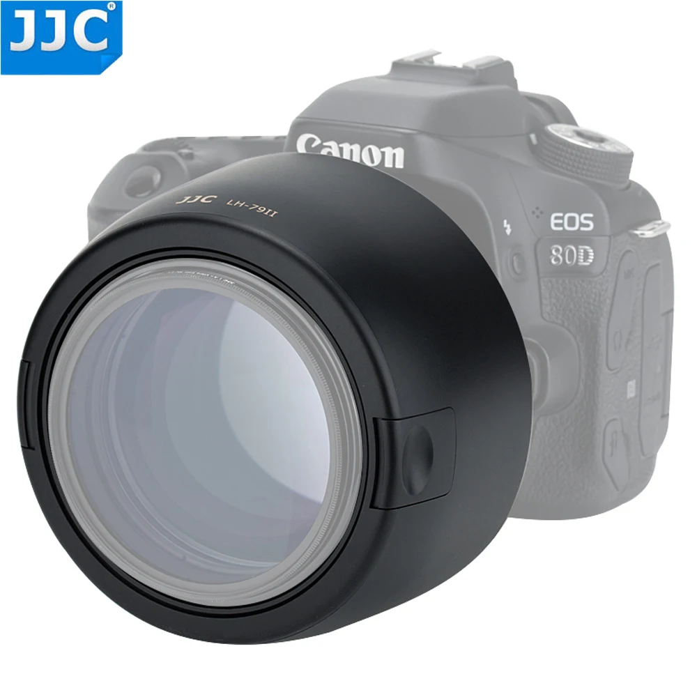 

JJC LH-79II Camera DSLR Accessories Black Lens Hood for CANONEF 85mm f / 1.2L USM/EF 85mm f/1.2L II USM