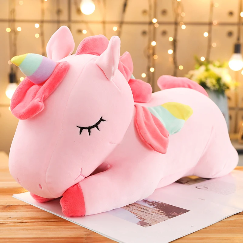 

1 Pcs Baby Cute Stuffed Plush Toys for Children Toys Kids Soft Unicorn Doll Animal Adult Girls Toy Pillow Birthday Party Gift