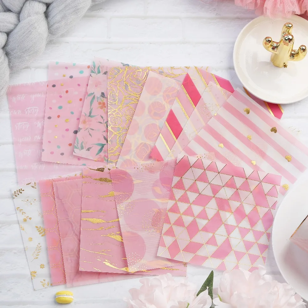 

KLJUYP 32 Sheets New Scrapbooking Pads Paper Origami Art Background Paper Card Making DIY Scrapbook Paper Craft