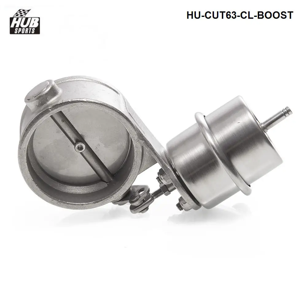 Stainless Steel Exhaust Control Valve Set Boost Actuator CLOSED Style 63mm Pipe Pressureabout 1