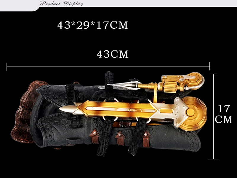 Новое поступление для AC 6 Джейкоб оружие для косплея Gauntlet Со Скрытым Лезвием Avec хромой секрет фигурку модель игрушки с коробкой