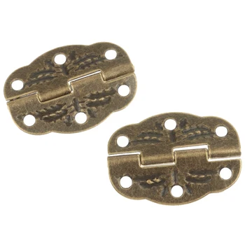 

10pcs Antique Bronze Alloy Hinge for DIY Crafts Small Drawer Jewelry Box