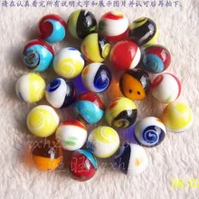 1 2 шт/партия 16 мм Tai chi Дизайн Стеклянные шарики прыгающие шахматы ваза Аквариум Украшение шар 6 цветов каждый 2 шт