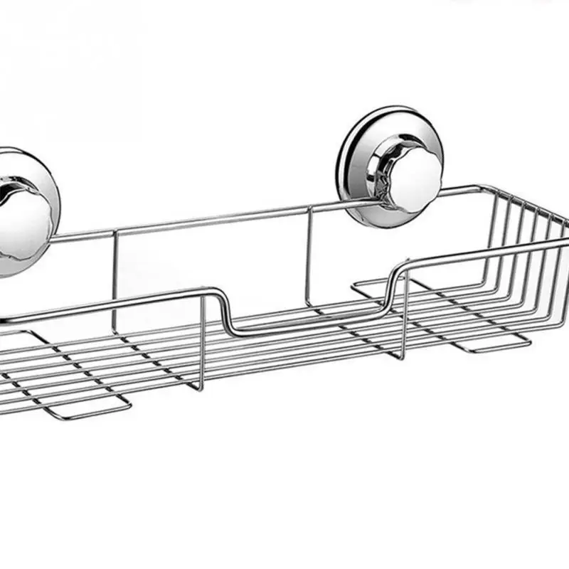 Нержавеющая сталь раковина присоски Органайзер полка ванная комната настенный Вакуумная присоска губки корзина для хранения кухня мыло полотенце держатель