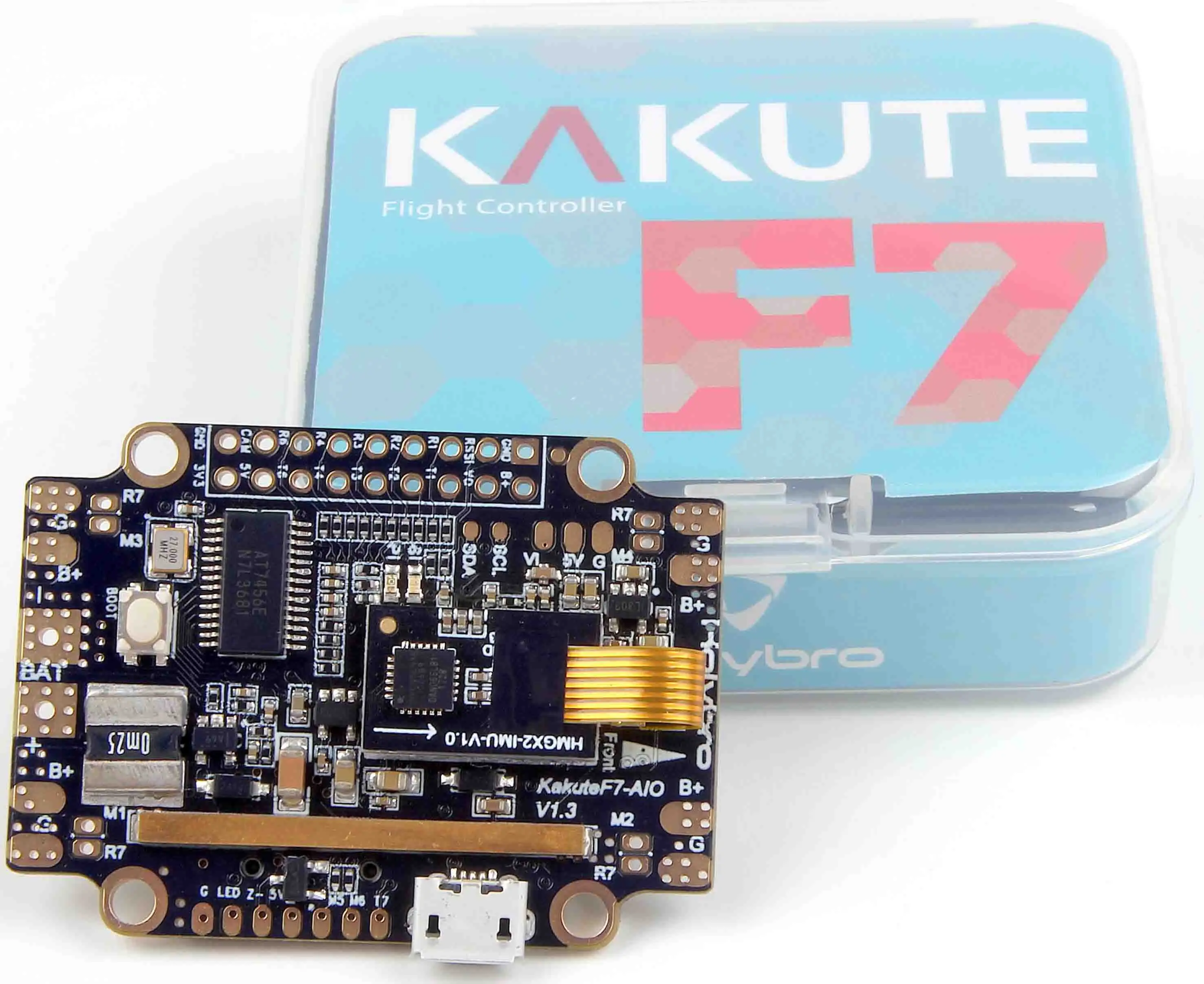 Holybro Kakute F7 Контроллер полета& Holybro Atlatl HV V2 5,8G Видео передатчик& Tekko32 F3 Металл 65A ESC комбо для FPV - Цвет: Holybro F7 AIO