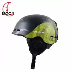 Лунный лыжный шлем ультралегкий интегрально-литой Professional SNOW Helmet men скейтборд лыжный защитный шлем