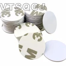 1000 шт. 215 чип круглый сумка для монет, карт NFC Forum Тип 2 бирки Высокая производительность с помощью клейкой ленты 3м пленка NFC стикеров