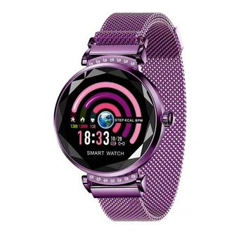 

H2 women smart watch heart rate blood pressure fitness pedometer female physiological cycle waterproof smartwatch PK mi band 3