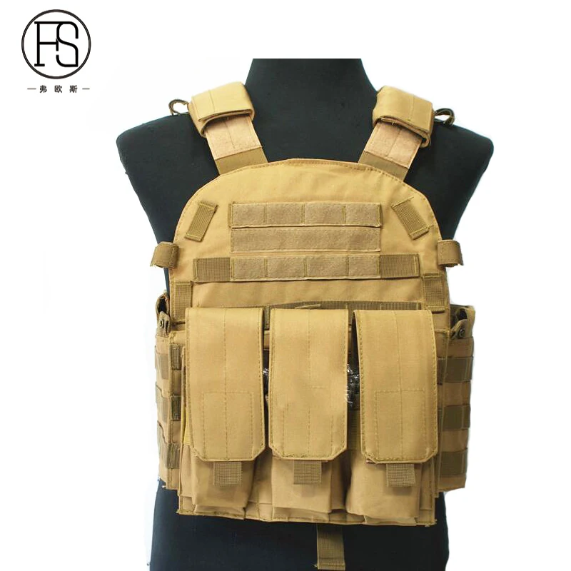 

US Army Tactical Combat Training Vest Outdoor Hunting Shooting Military Vest With Magazine Pouch Airsoft Sport Vest