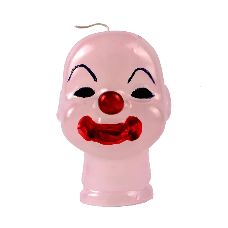 

Nicole Silicone Soap Candle Mold 3D Baby Joker Doll Head Shaped DIY Handmade Craft Halloween Theme Mould