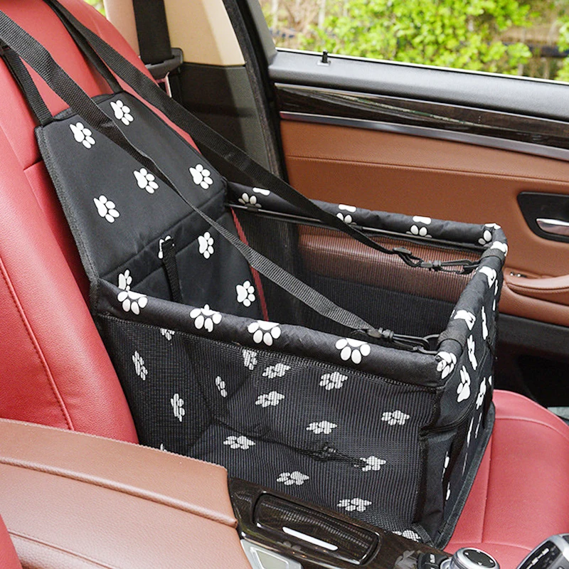

Car Folding Back Seat Pet Cover Protector Waterproof Mat Rear Safety Travel for Cat Dog Seat Bag Basket
