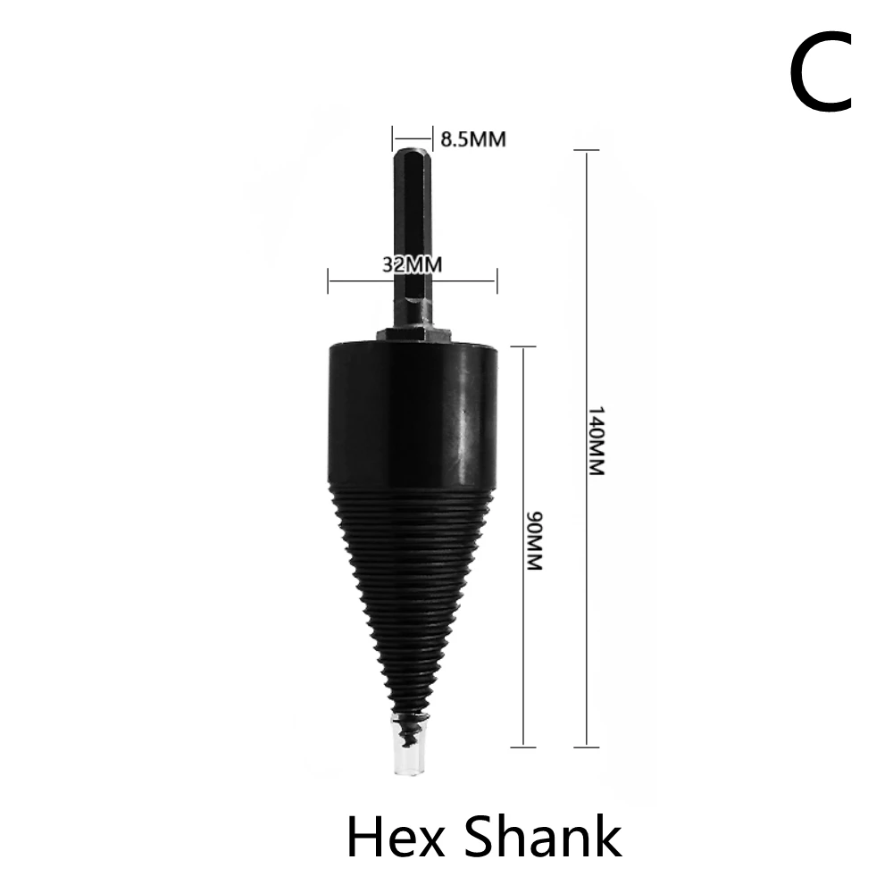 140X32 мм дровяная дробилка, сверлильный станок для дерева, конусный расширитель, перфоратор, сверло, сплит-сверлильные инструменты