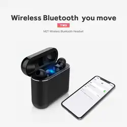 HiFi беспроводные наушники Bluetooth 5,0 наушники Bluetooth гарнитура в ухо вкладыши беспроводные наушники стерео черный