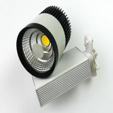 Светодио дный трек свет 30 Вт удара светильники на направляющих Spotlight равна 120 Вт галогенная лампа Теплый Холодный натуральный белый AC85-265V