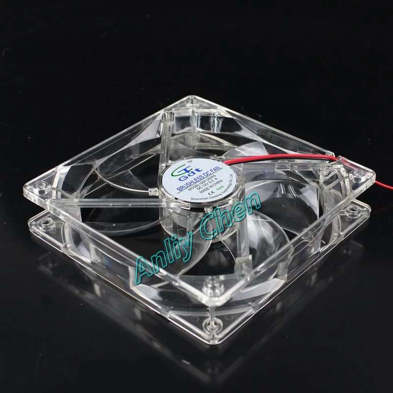 50 шт. партия GDT белый корпус DC 120x25 мм 120 12025S 4Pin 12V LED Бесщеточный вентилятор