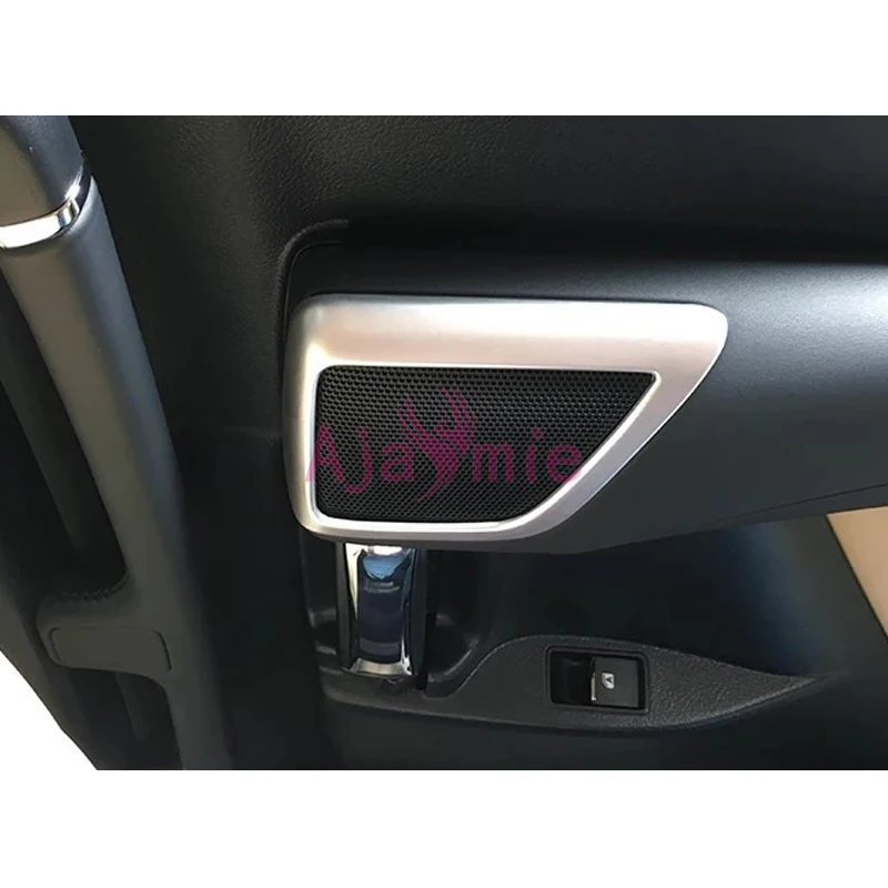 Хромированный автомобильный Стайлинг Внутренний дверной динамик крышка аудио накладная панель для Toyota Alphard VELLFIRE 30 аксессуары