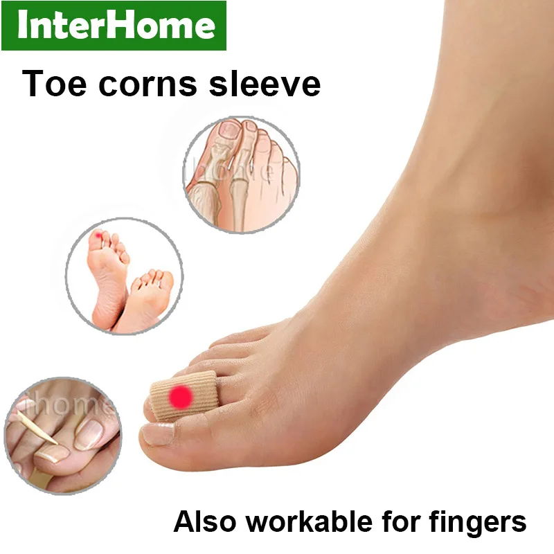 

Finger Toe Wound Protect Sleeve Cure Foot Corns and Calluses Moisturizing Reduce Painful Feet Care Free Cut Silicone Gel