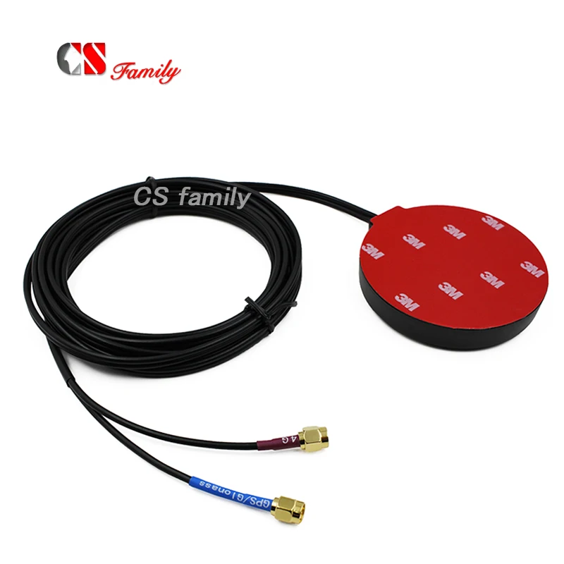 

M2M IOT LTE GPS combo antenna,network 4G LTE GPS GLONASS external antenna W/sma male,3m cable, LTE CAT-11/GPS 2 IN 1 antenna 1pc