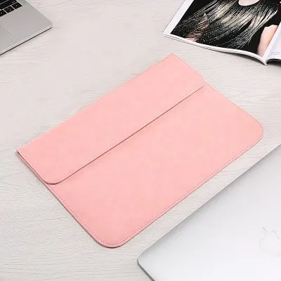 Новая роскошная сумка для ноутбука Macbook Air 13 Touch ID Pro 13 11 12 15 чехол для Xiaomi 13,3 15,6 чехол для ноутбука - Цвет: Розовый