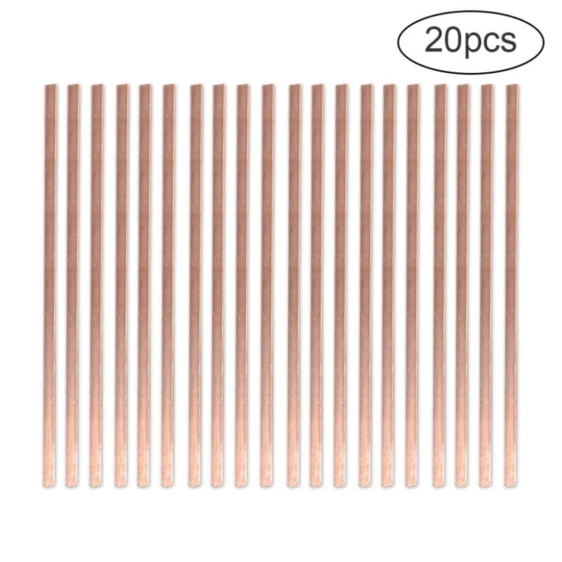 5/10/20Pcs Low Temperature Copper Welding Rods Brazing Wire Repairing Welding Rods Industrial rod 400mmx3mmx1mm