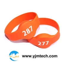10 шт./лот S01 Водонепроницаемый 13,56 МГц RFID Силиконовый браслет рчид браслет
