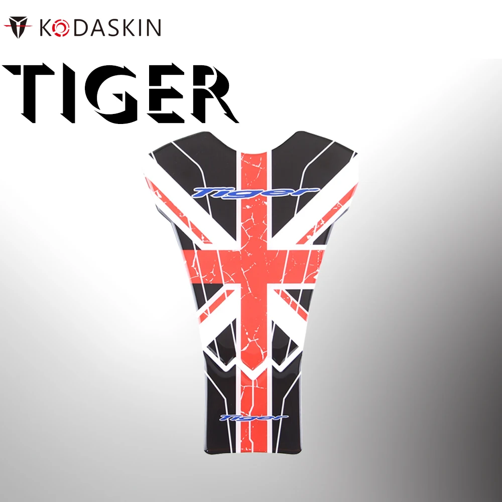 

KODASKIN Motorcycle Epoxy Resin 3D Protection Tank Pad Decal Protector sticker emblem For Triumph TIGER 800XC/1050/1200