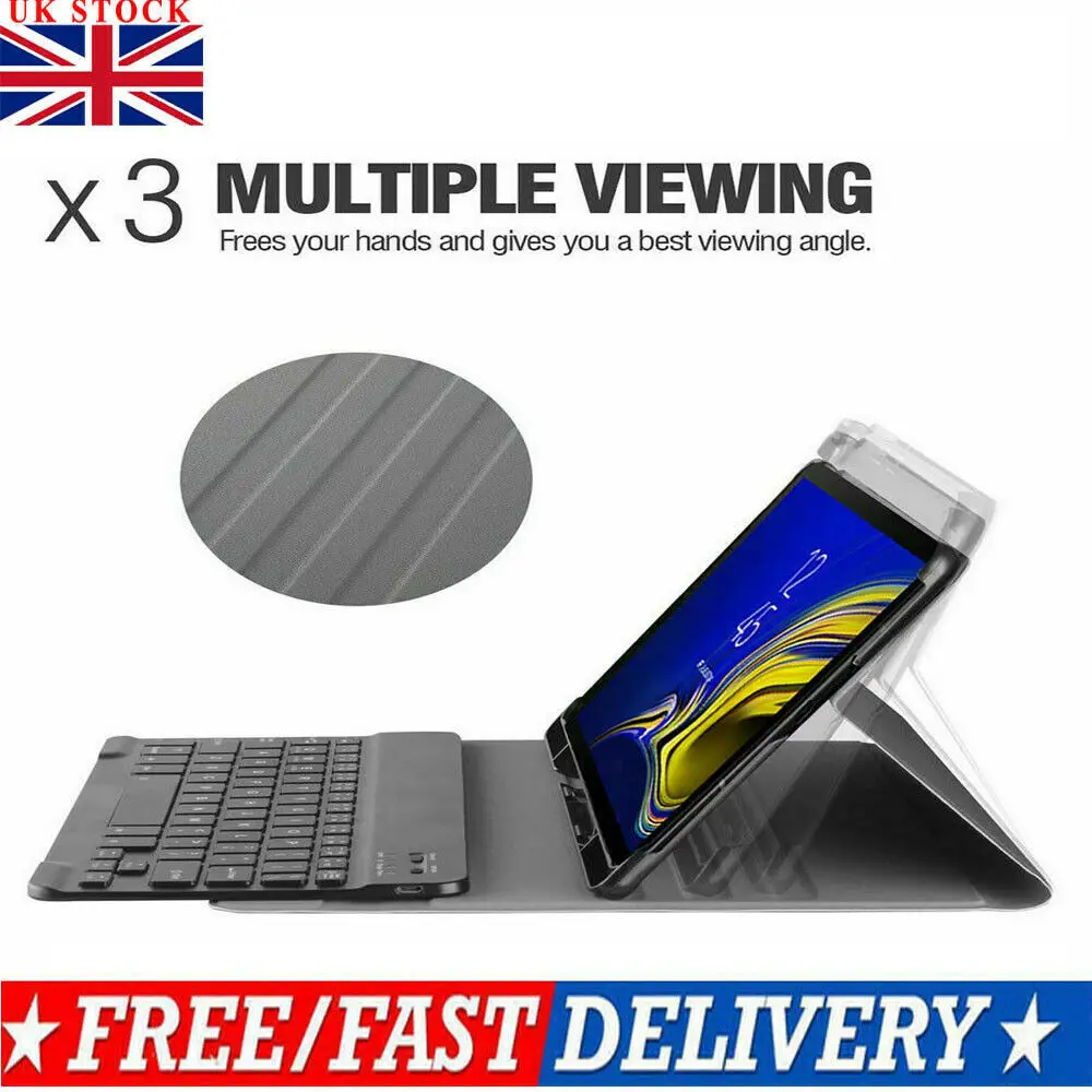 

2019 Portable Tablet Keyboard Flip Leather Case Cover For Samsung Galaxy Tab S4 T830 10.5