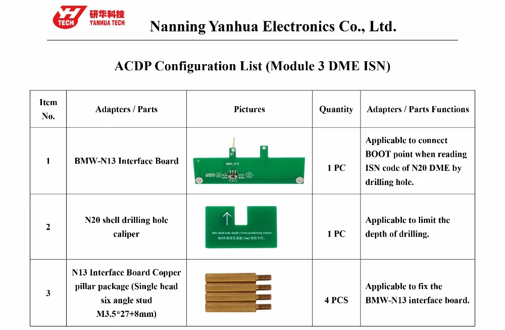 Yanhua Mini ACDP Полный комплект с дополнительными 6 модулями