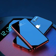 Беспроводное зарядное устройство Qi, внешний аккумулятор 10000 мАч для iPhone, samsung, Xiaomi, внешний аккумулятор, двойное зарядное устройство USB, беспроводной внешний аккумулятор