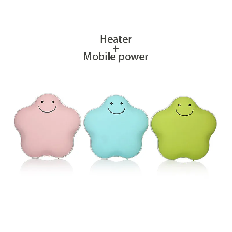 

Usb Rechargeable Heater Mini Hand Warmer PTC ceramic heating Portable Mobile Power Macaron Polymer Electric Warm Baby Gift