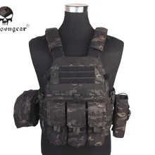 Emerson шестерни LBT6094A стиль тактический жилет с 3 мешками Охота страйкбол военная Боевая Экипировка мультикам черный EM7440MCBK