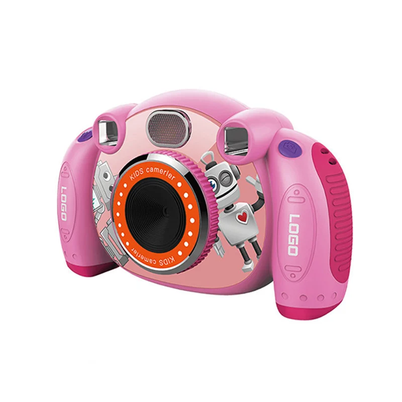 

KC501 2 Inch HD Mini Digital Camera Portable Safe Cartoon Cute Educational Camera Projection Birthday Cool Gift Kid For Children