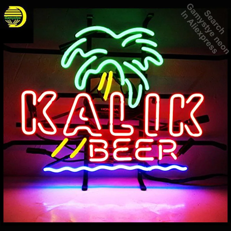 Kalik Palm BeachNeon знак неоновая лампа знак неоновый свет знак стеклянная трубка Пивной ручной работы коммерческих знаковых неоновый знак лампы неоновые огни