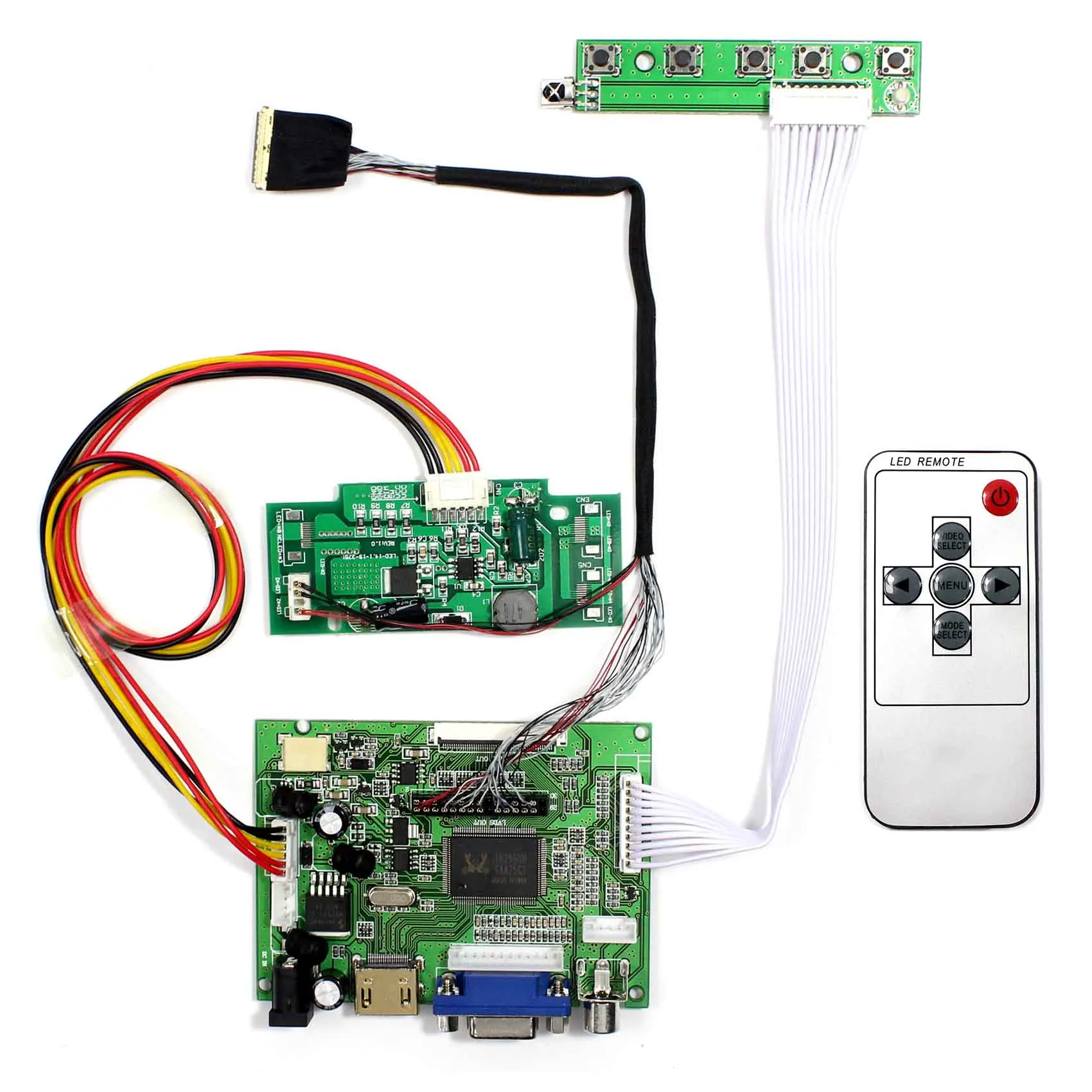 

Плата контроллера LCD HD MI VGA 2AV для ЖК-экрана 15,4 дюймов LP154WE3 B154SW02
