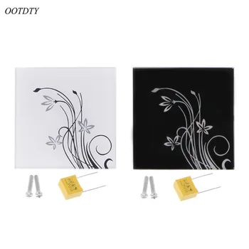 

OOTDTY Wall Light Touch Switch Smart Home Automation Multi Function Glass Panel 86Type