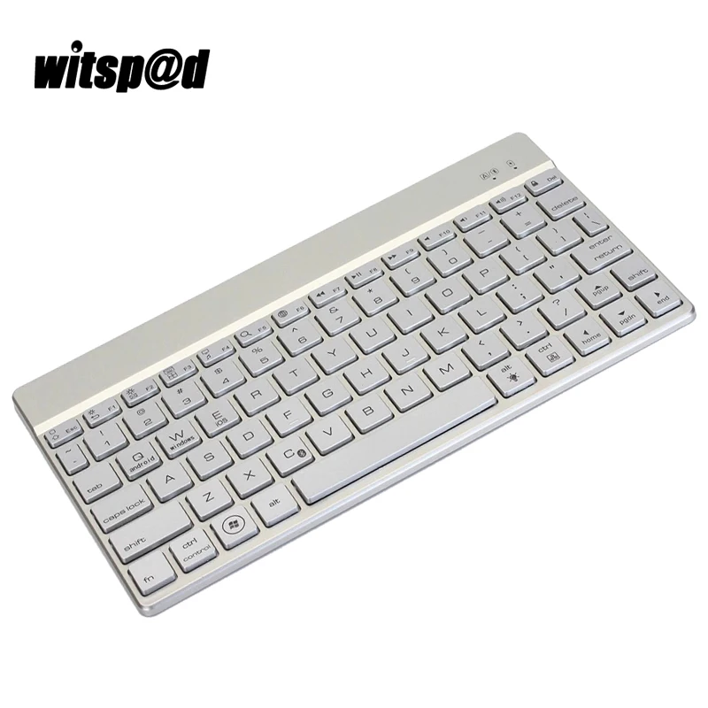 

Witsp@d Bluetooth Wireless Keyboard For iPad Pro 10.5 USB Wireless Keyboard Universal Wireless 3.0 Bluetooth Backlit Keyboards