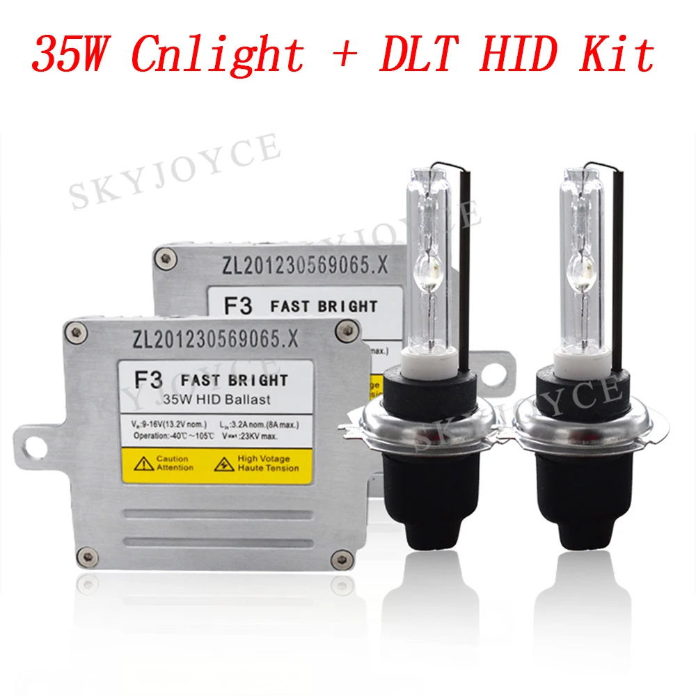 35W Cnlight 4300K 5000K 6000K H1 H7 H11 9005 D2H Fast Bright HID Kit