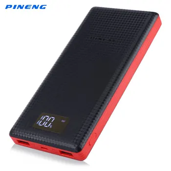 Genuine PINENG PN - 969 20000mAh Dual USB External Mobile Battery Charger Li-Polymer