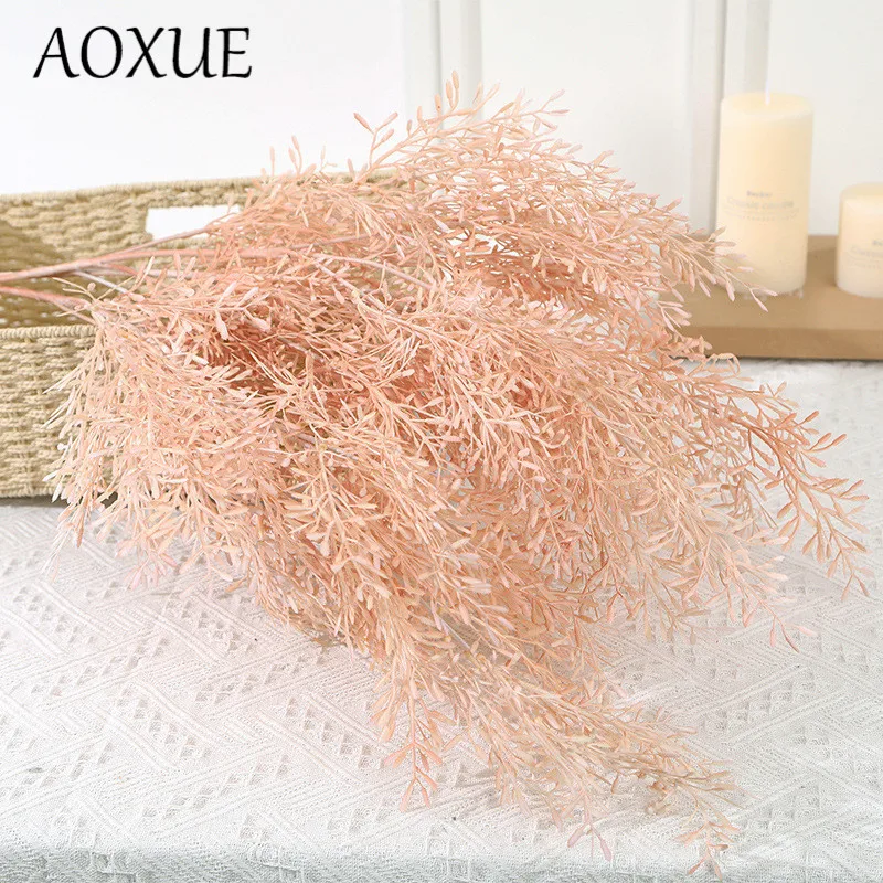 

AOXUE Fake flower simulation green plant acacia grass fog green plant wall shape wedding home decoration flower smog ornaments