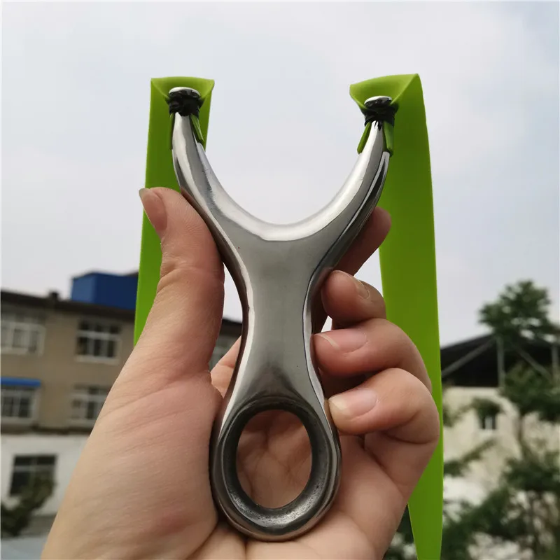 Однотонная Рогатка из титановой стали летающий тигр плоской кожи рекурсивная