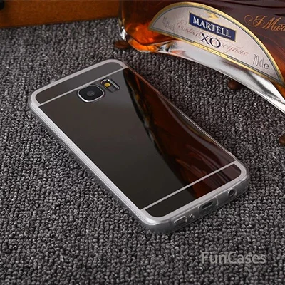 Зеркальный эффект мягкий TPU чехол для samsung Galaxy Note 9 S6 S7 край Grand Prime A3 A5 A7 J3 J5 J7 2017 S8 S9 A8
