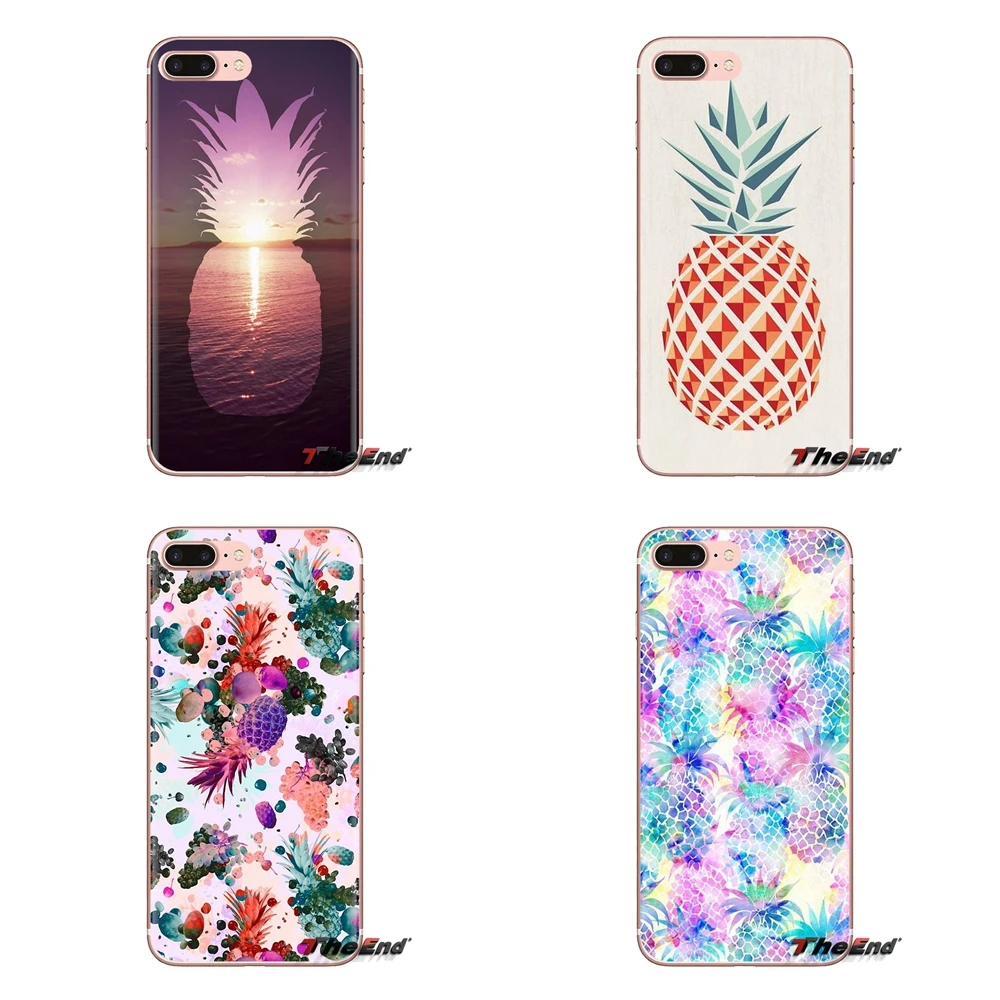For Huawei Nova 2 3 2i 3i Y6 Y7 Y9 Prime Pro GR3 GR5 2017 2018 2019 Y5II Y6II TPU Transparent Shell Case Cartoon Pineapple Fruit |