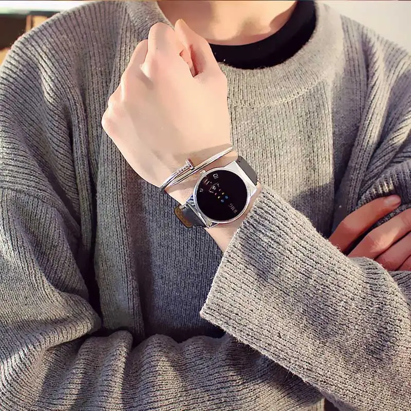 Personality Creativity Woman's Watches Must-Have Fashion Colorful Turntable Table Student White-Collar Favorite Watch For Women